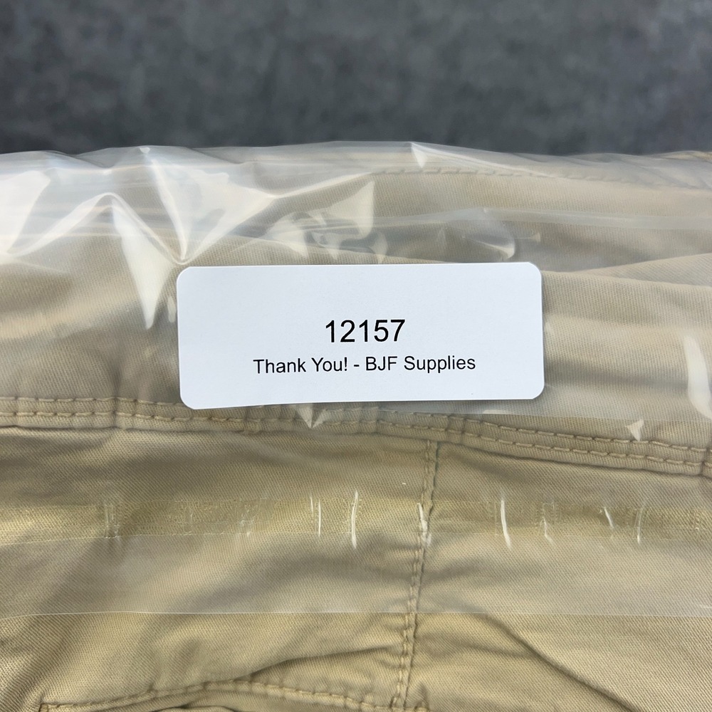 American Eagle Pants Mens 34x34 Tan Khaki Relaxed‎ Straight Chino Cotton Classic - Picture 12 of 12